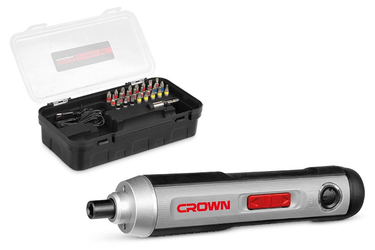Шуруповёрт аккумуляторный CROWN CT22033 IMC ( 3.6 В, 2 А*ч, 200 об/мин, реверс )